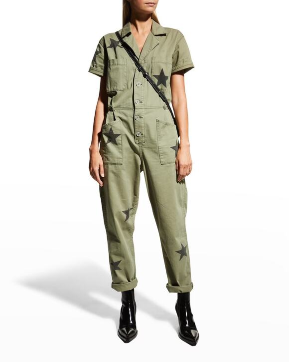 Pistola Pants - Pistola Grover Field Suit Jumpsuit Royal Honor Star Print XL Utility Boiler Suit
